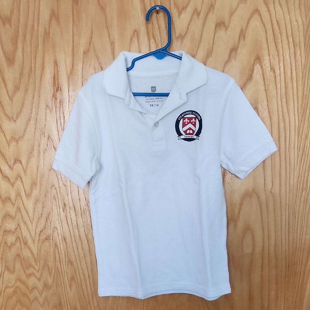 Stratford Uniform White Polo Boys by Dennis YS (7-8)